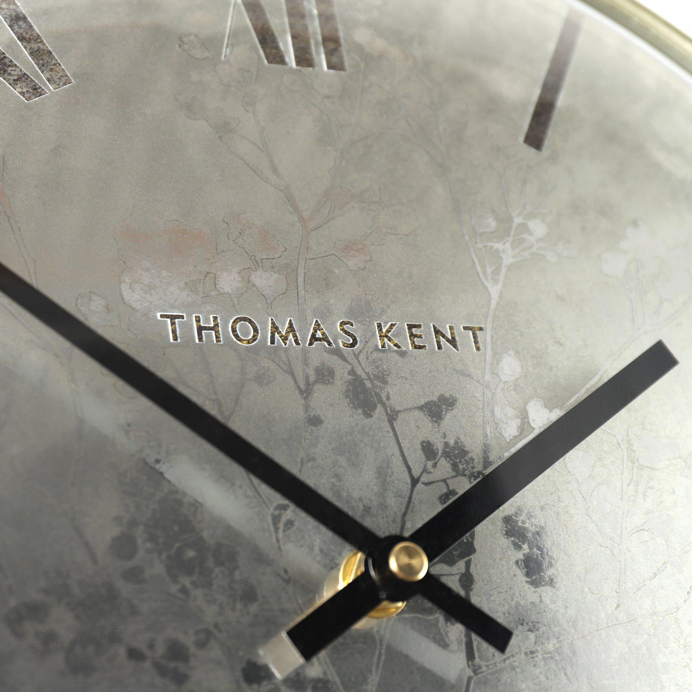 Thomas Kent London. Roma Wall Clock 14" Silver *NEW* - timeframedclocks