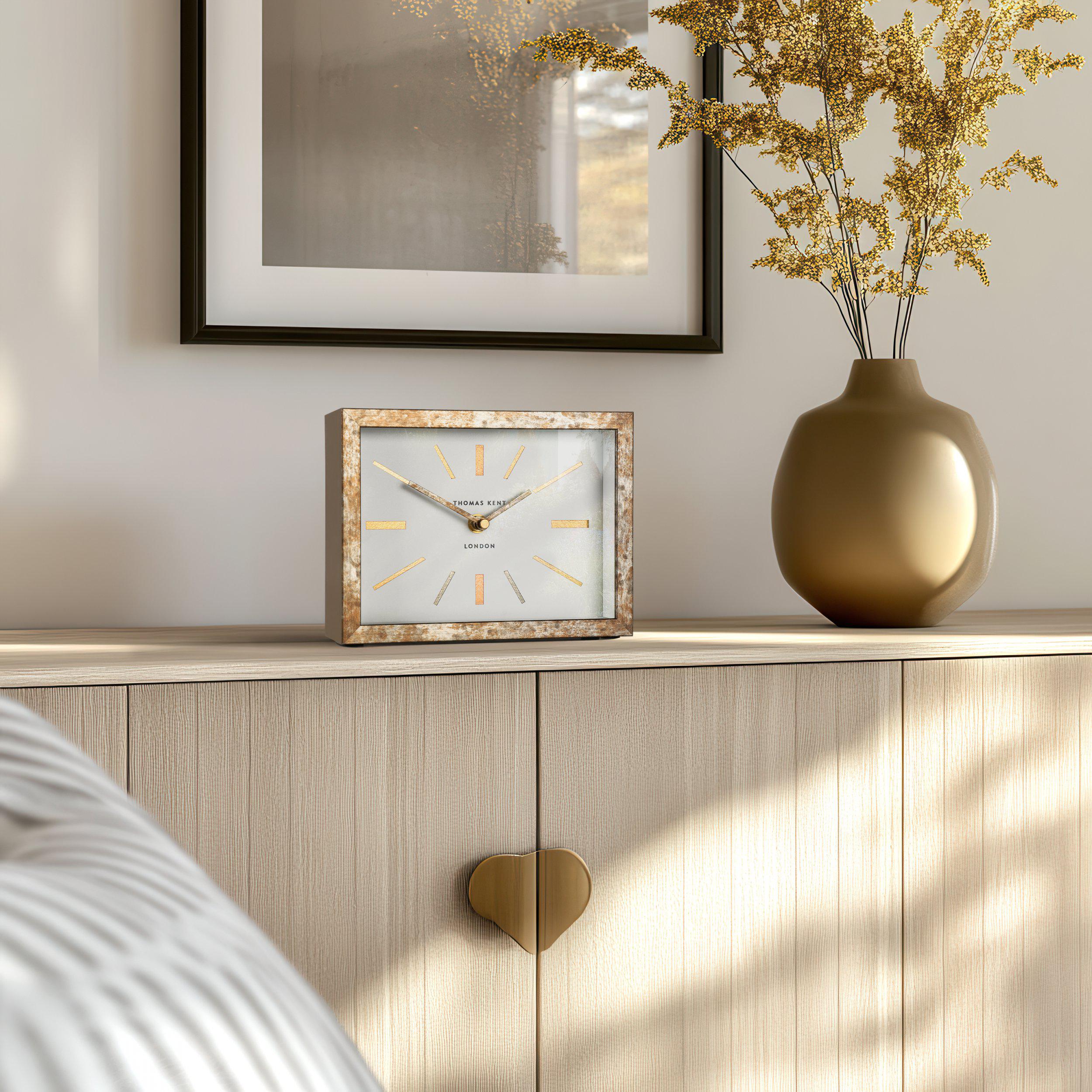 Thomas Kent Arabic 6" Mantel Clock Available In Green, Grey & Blue - Plum Retail - Foto 13