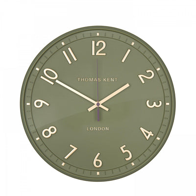 Thomas Kent London. Tresco Wall Clock 14" (36cm) Clover *NEW* - timeframedclocks