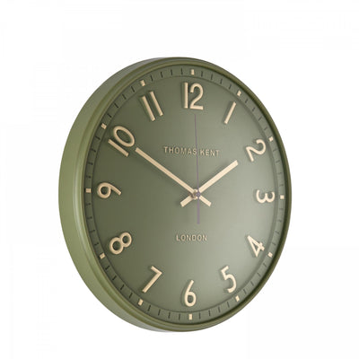 Thomas Kent London. Tresco Wall Clock 14" (36cm) Clover *NEW* - timeframedclocks