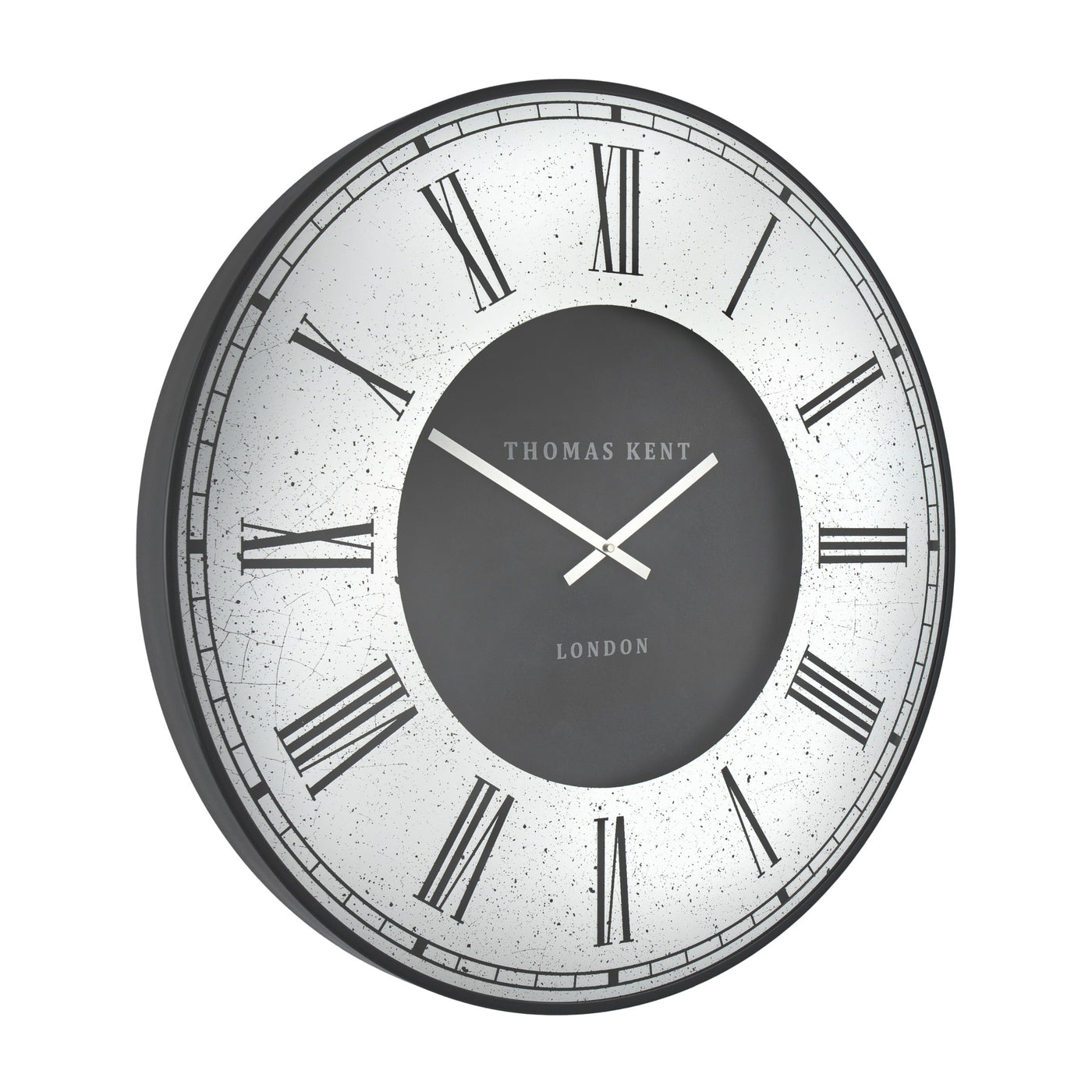 Thomas Kent London. Venetian Wall Clock 30" (76cm) Black - timeframedclocks