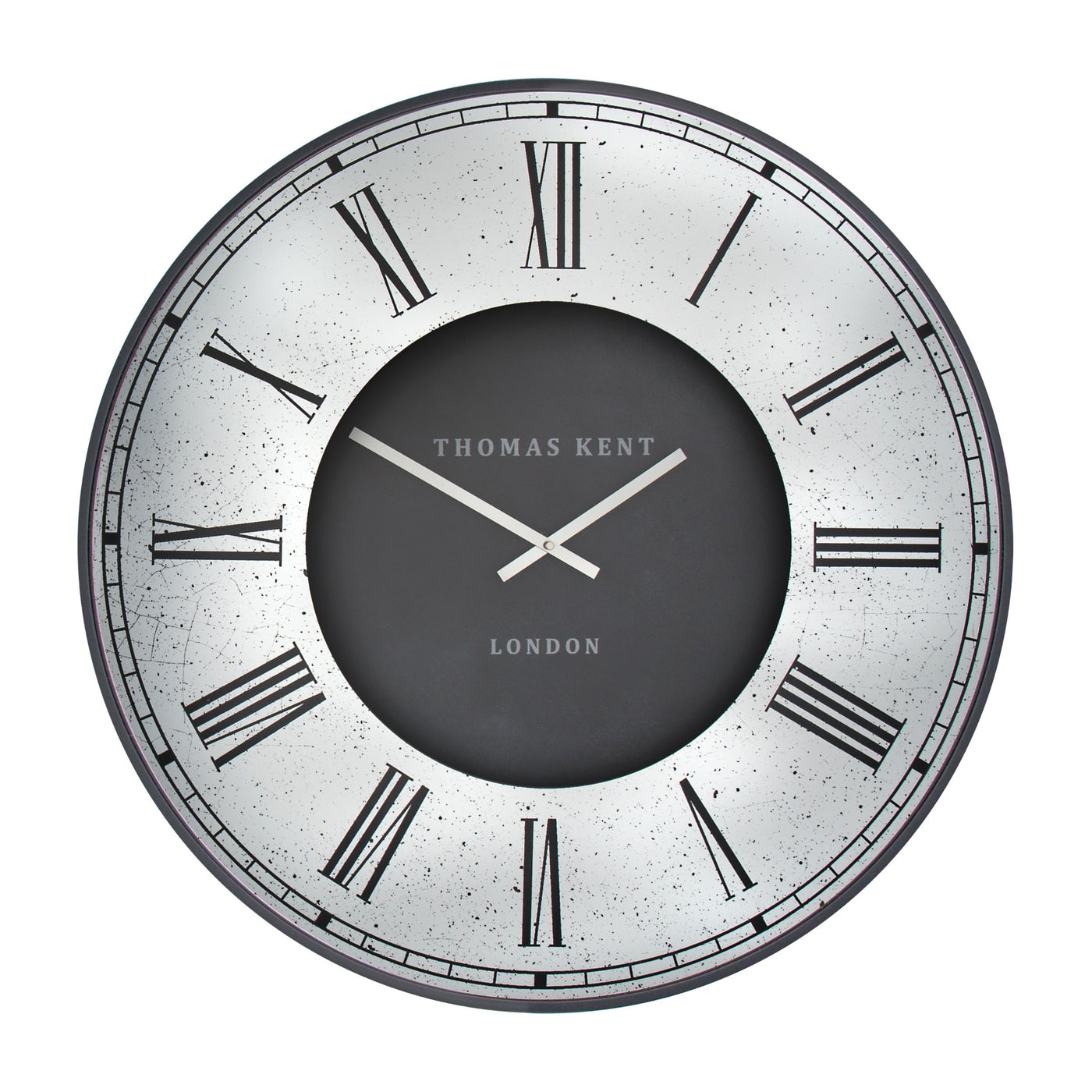 Thomas Kent London. Venetian Wall Clock 30" (76cm) Black - timeframedclocks