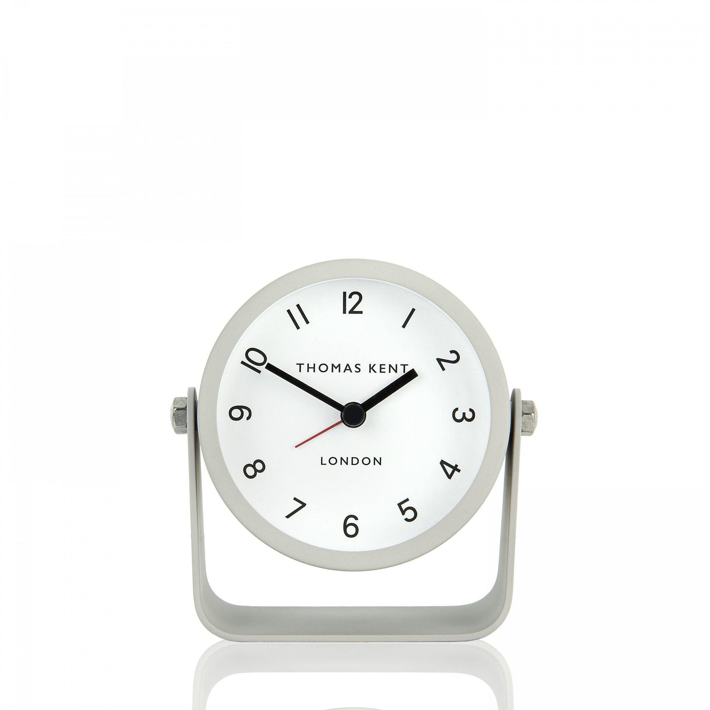 Thomas Kent London. Wren Alarm Clock Dove Grey *NEW* - timeframedclocks