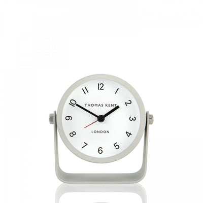 Thomas Kent London. Wren Alarm Clock Dove Grey *NEW* - timeframedclocks