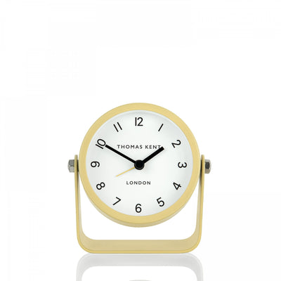 Thomas Kent London. Wren Alarm Clock Ochre *NEW* - timeframedclocks