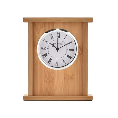 WM.Widdop. Bamboo Mantel Clock *NEW* - timeframedclocks