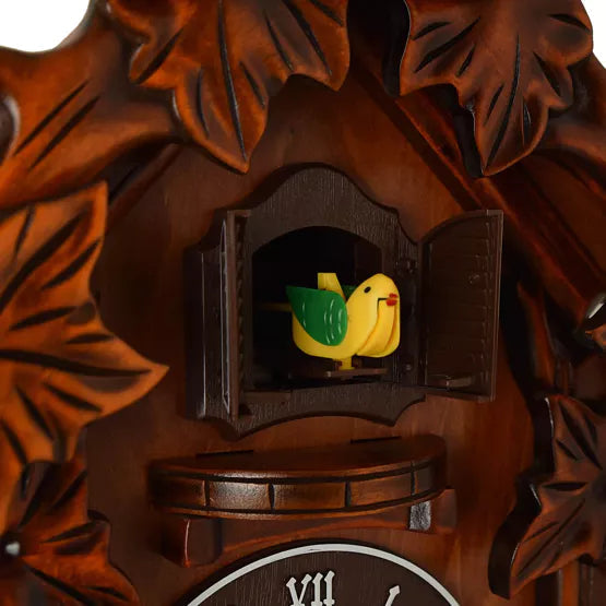 WM.Widdop. Bird On Top Wooden Case Large Cuckoo Clock *NEW* - timeframedclocks