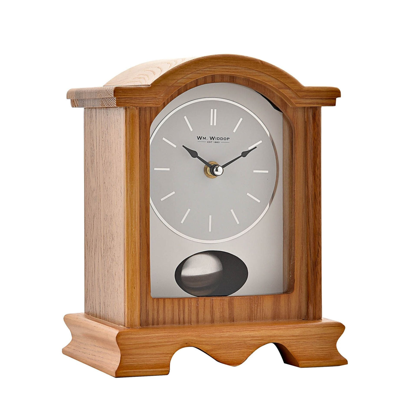 WM.Widdop. Broken Arch Pendulum Mantel Clock *NEW* - timeframedclocks