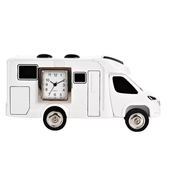 WM.Widdop Camper Van Miniature Clock *NEW* – timeframed clocks