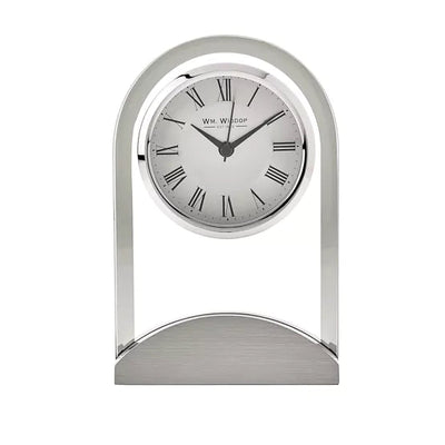 WM.Widdop. Glass Panel Mantel Clock *NEW* - timeframedclocks