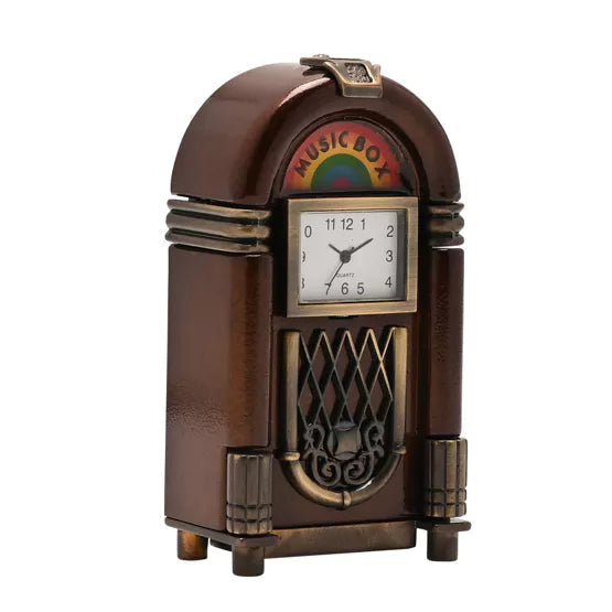WM.Widdop Juke Box Miniature Clock *NEW* - timeframedclocks