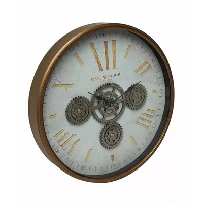 WM.Widdop. Moving Gears and Wall Clock *NEW* - timeframedclocks