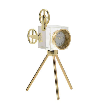 WM.Widdop ® Camera Tripod Miniature Clock - timeframedclocks