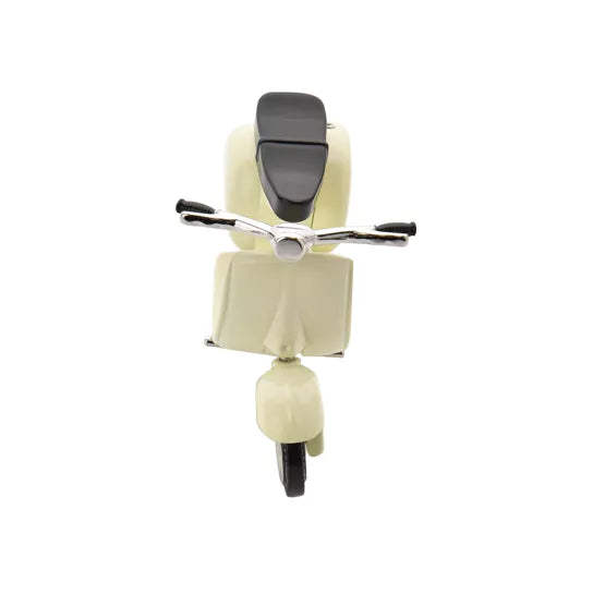 WM.Widdop ® Cream Vespa Miniature Clock - timeframedclocks