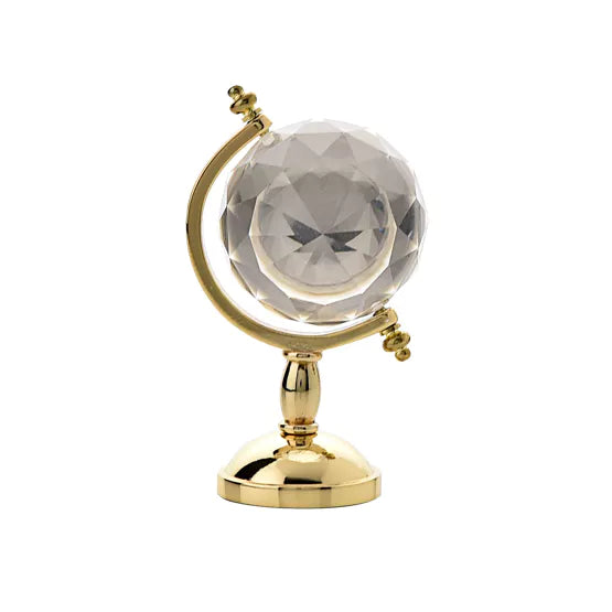 WM.Widdop ® Glass Globe Miniature Clock *NEW* - timeframedclocks