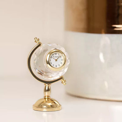 WM.Widdop ® Glass Globe Miniature Clock *NEW* - timeframedclocks