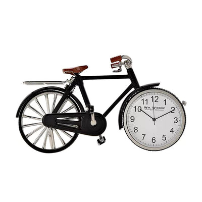 WM.Widdop ® Pedal Bike Miniature Clock *NEW* - timeframedclocks