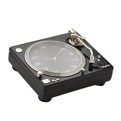 WM.Widdop ® Record Player Miniature Clock *NEW* - timeframedclocks