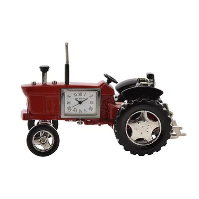 WM.Widdop ® Red Tractor Miniature Clock - timeframedclocks