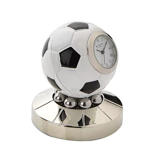 WM.Widdop ® Rotating Football Miniature Clock - timeframedclocks