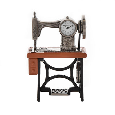 WM.Widdop ® Sewing Machine Miniature Clock *NEW* - timeframedclocks