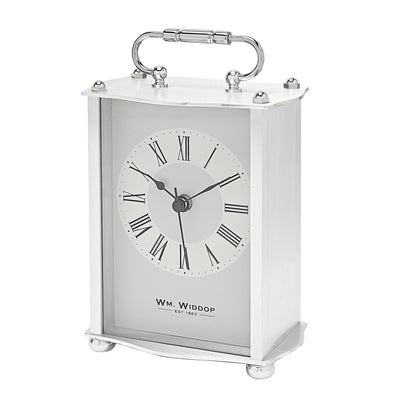 WM.Widdop. Silver Carriage Clock *NEW* - timeframedclocks