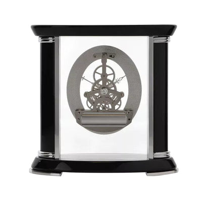 WM.Widdop. Skeleton Wood Mantel Clock *NEW* - timeframedclocks