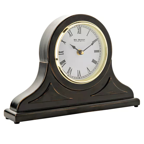 WM.Widdop. Wooden Barrel Mantel Clock *NEW* - timeframedclocks