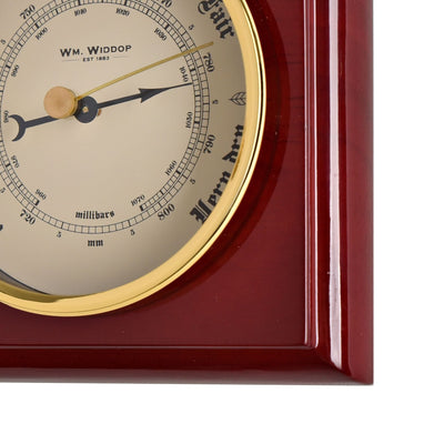 WM.Widdop Wooden Clock Barometer *STOCK DUE MARCH* - timeframedclocks