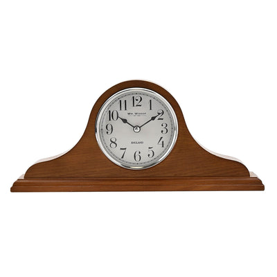 WM.Widdop. Wooden Napoleon Mantel Clock *NEW STOCK DUE MARCH* - timeframedclocks