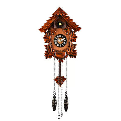 WM.Widdop. Wooden Pitched Roof Cuckoo Clock *NEW* - timeframedclocks