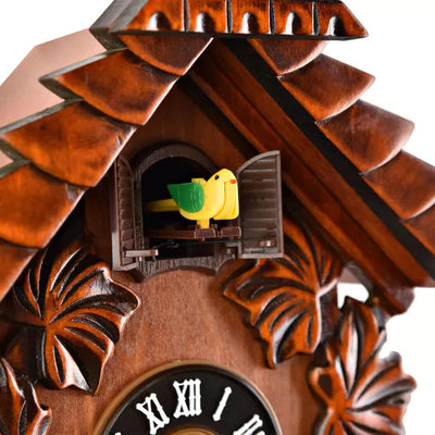 WM.Widdop. Wooden Pitched Roof Cuckoo Clock *NEW* - timeframedclocks