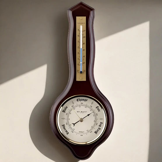 Horloge Cheminée WM. Widdop Verre Et Aluminium Noir - 25x22.5x10cm