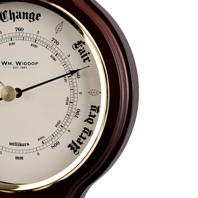 WM.Widdop Wooden Weather Station Thermometer Barometer & Hygrometer *STOCK DUE MARCH* - timeframedclocks