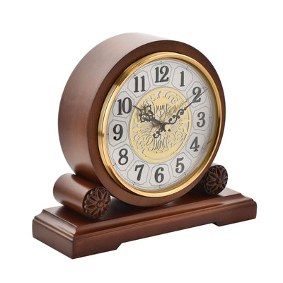 WM.Widdop. Wooden Westminster Barrel Mantel Clock *NEW AWAITING STOCK* - timeframedclocks