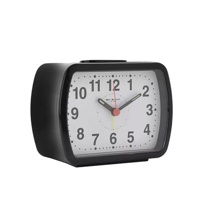 WM.Widdop® Bell Alarm Clock Black Case - timeframedclocks