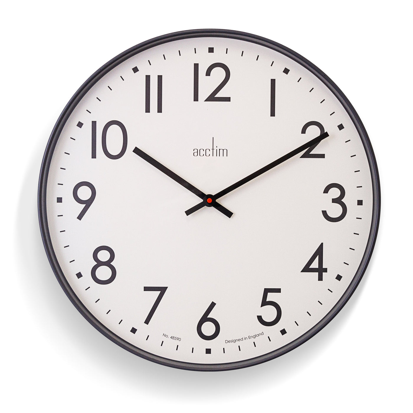 Acctim Ashridge Wall Clock Aston Grey *STOCK DUE FEB* - timeframedclocks
