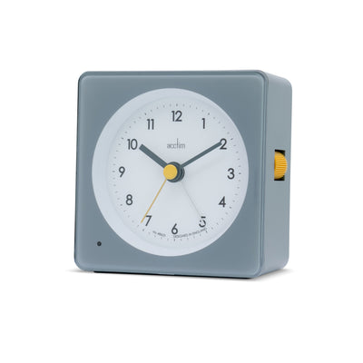 Acctim Barber Alarm Clock Pigeon Grey - timeframedclocks