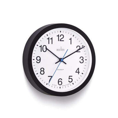 Acctim Bromham Wall Clock Black *NEW* - timeframedclocks