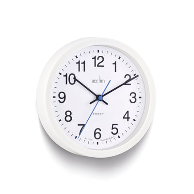 Acctim Bromham Wall Clock White *NEW* - timeframedclocks