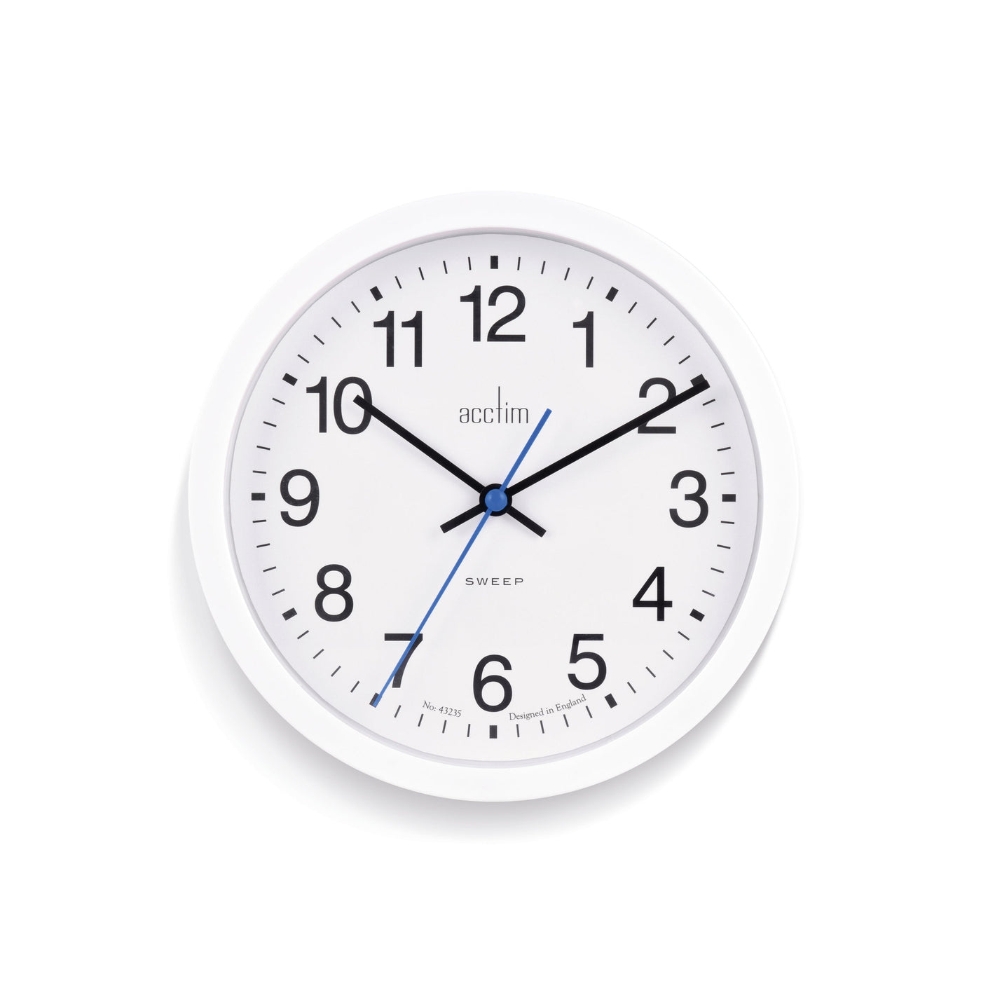 Acctim Bromham Wall Clock White *NEW* - timeframedclocks