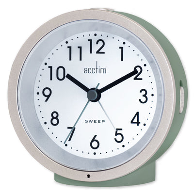 Acctim Caleb Alarm Clock Moss - timeframedclocks