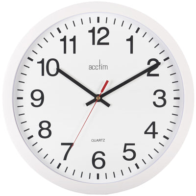 Acctim Controller Wall Clock White *NEW* - timeframedclocks