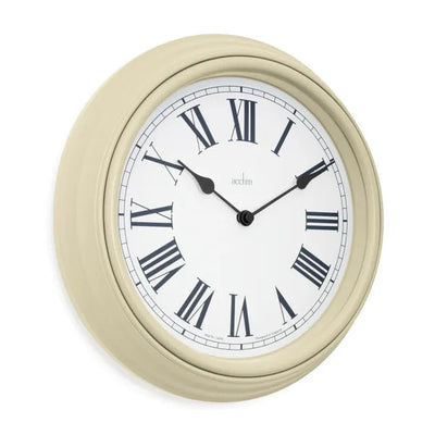 Acctim Devonshire Wall Clock Cream *NEW* - timeframedclocks