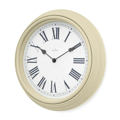 Acctim Devonshire Wall Clock Cream *NEW* - timeframedclocks
