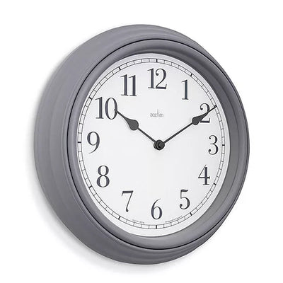 Acctim Devonshire Wall Clock Pigeon Grey *NEW* - timeframedclocks