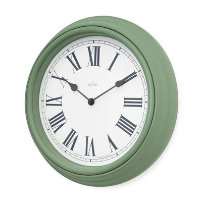 Acctim Devonshire Wall Clock Pigeon Sage *NEW* - timeframedclocks