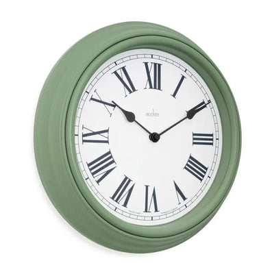 Acctim Devonshire Wall Clock Pigeon Sage *NEW* - timeframedclocks