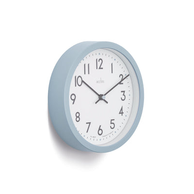 Acctim Elstow Wall Clock Blue - timeframedclocks