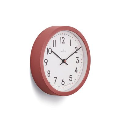 Acctim Elstow Wall Clock Clay - timeframedclocks